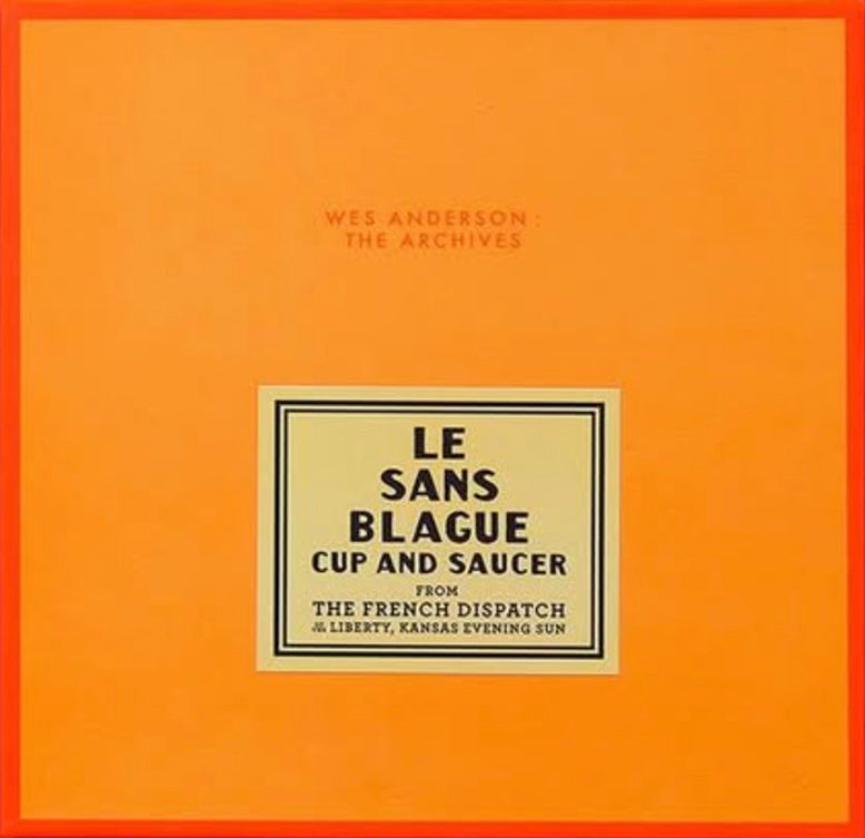 Wes Anderson : The Archives "Le Sans Blague" Cup and Saucer