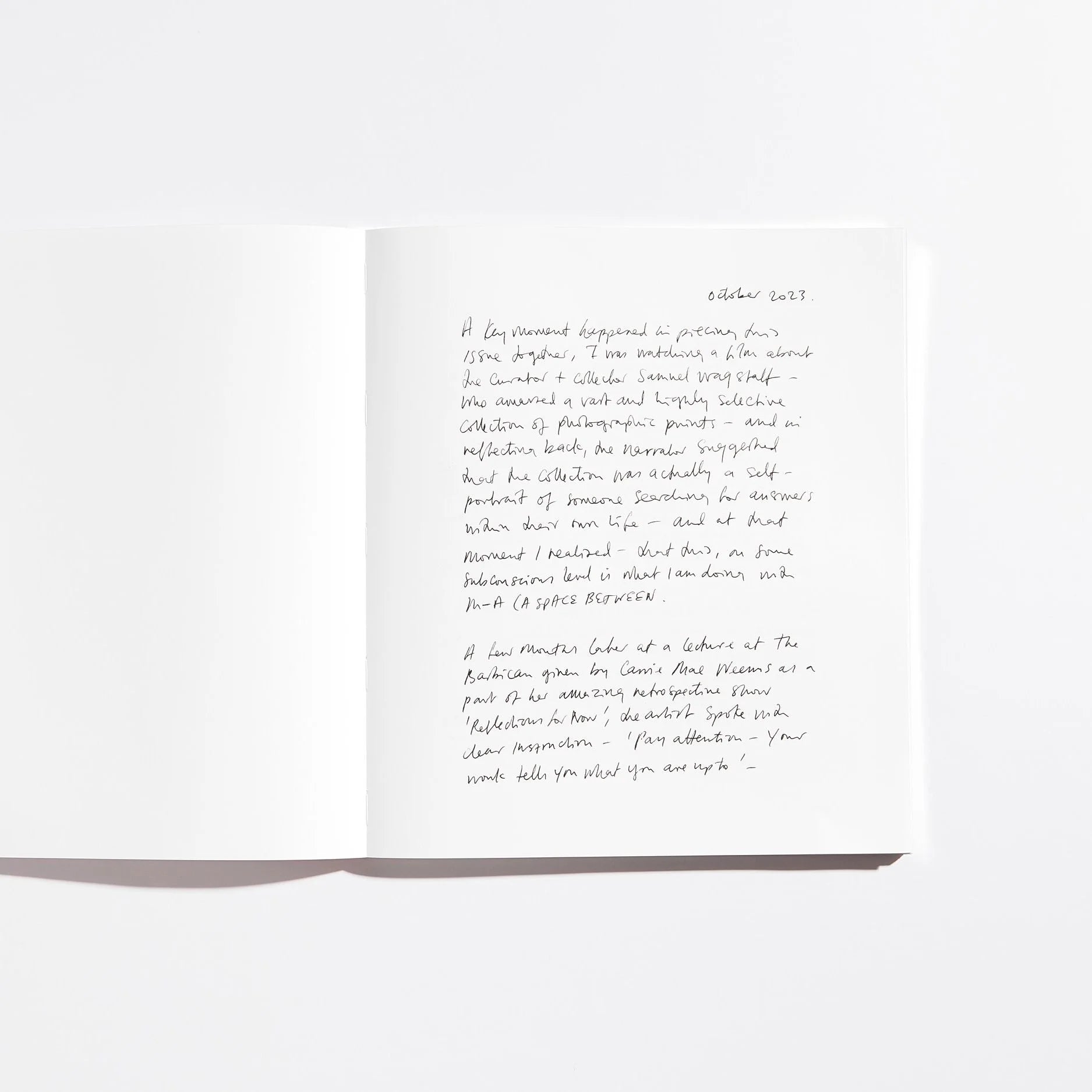 M-A (A SPACE BETWEEN) - Issue 3 "MENISCUS"