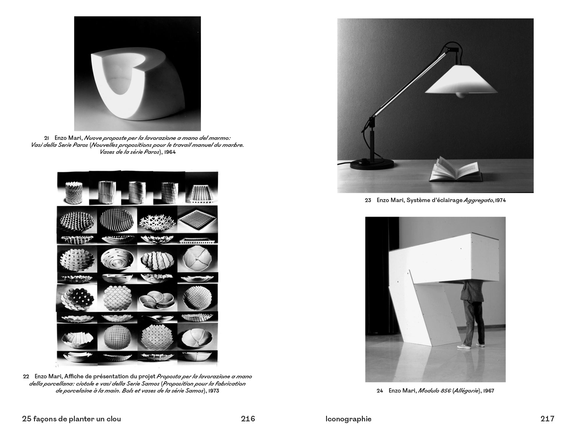 Enzo Mari - 25 façons de planter un clou