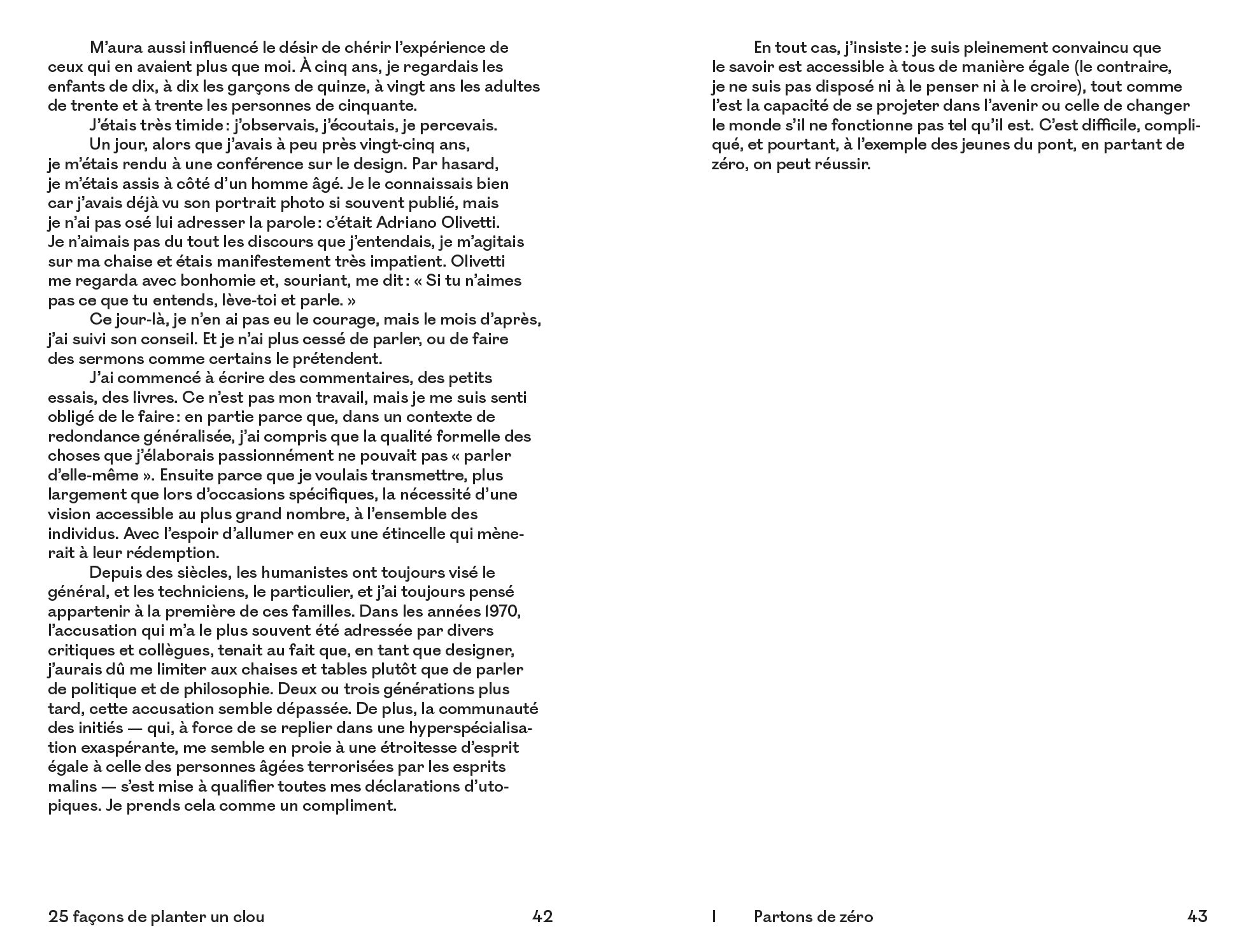 Enzo Mari - 25 façons de planter un clou