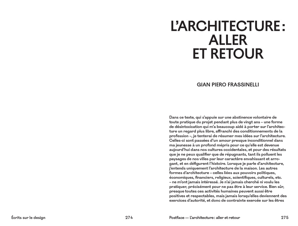 Superstudio - Écrits sur le design