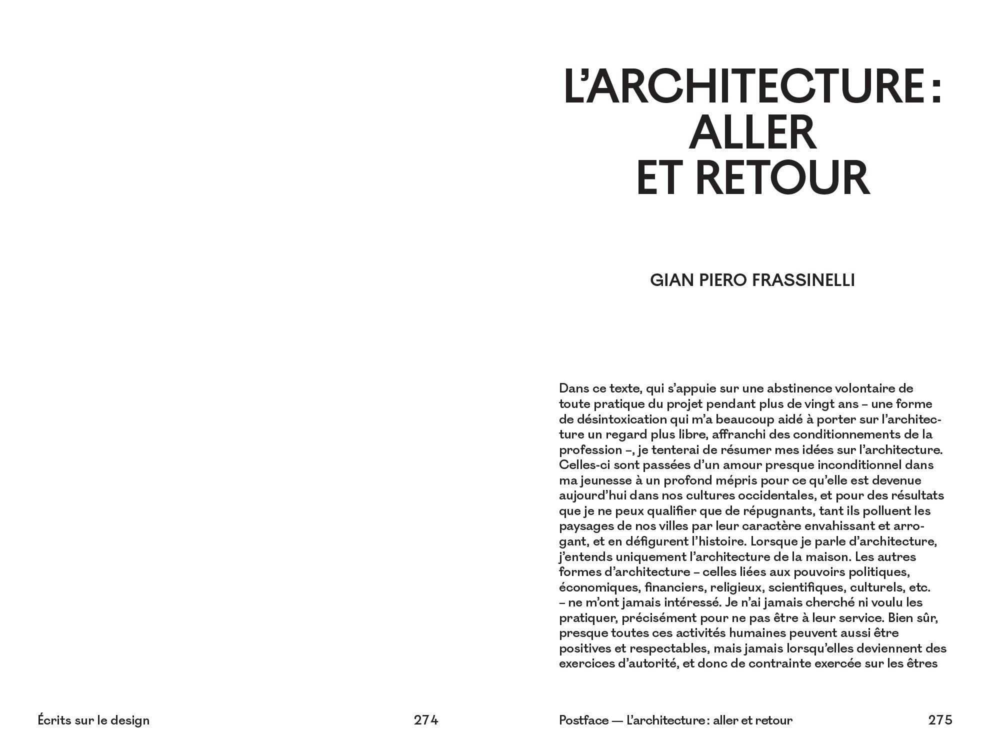 Superstudio - Écrits sur le design