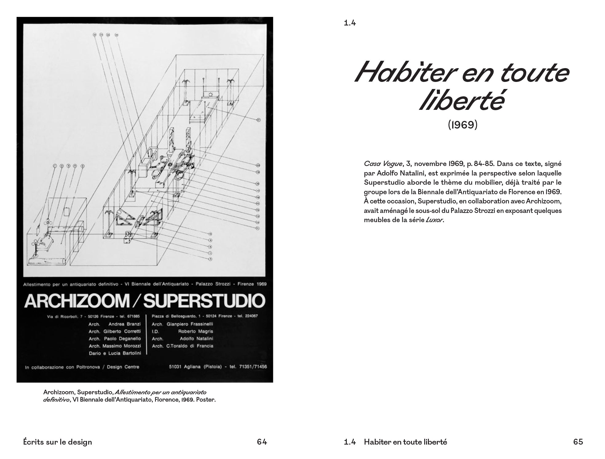 Superstudio - Écrits sur le design