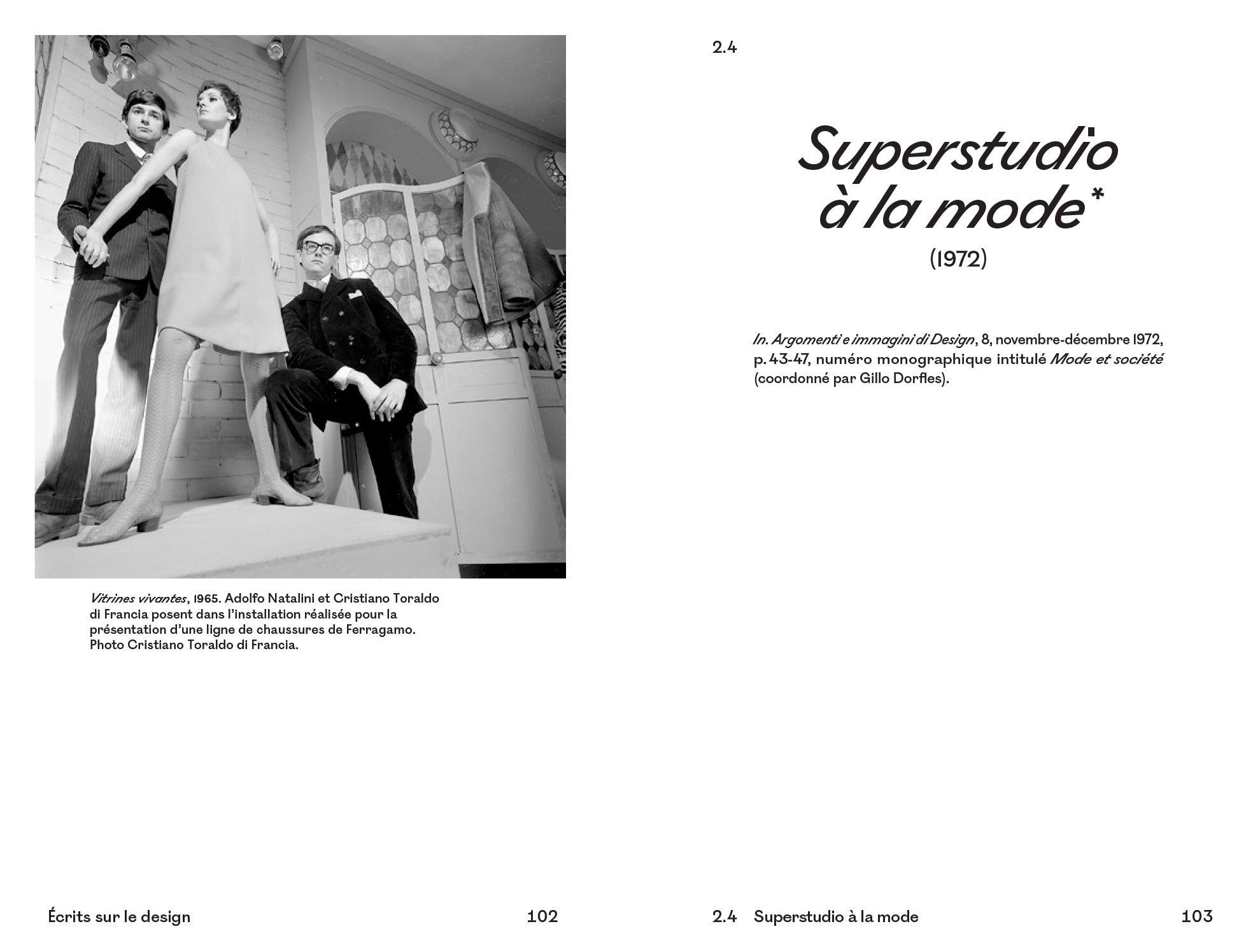 Superstudio - Écrits sur le design