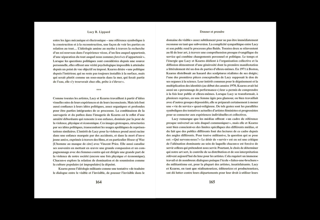 Lucy R. Lippard - Écrits féministes sur l’art