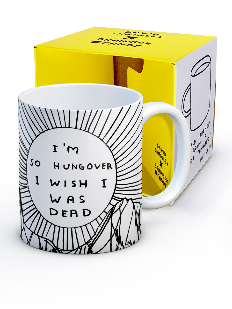 David Shrigley - "I'm So Hungover" Mug