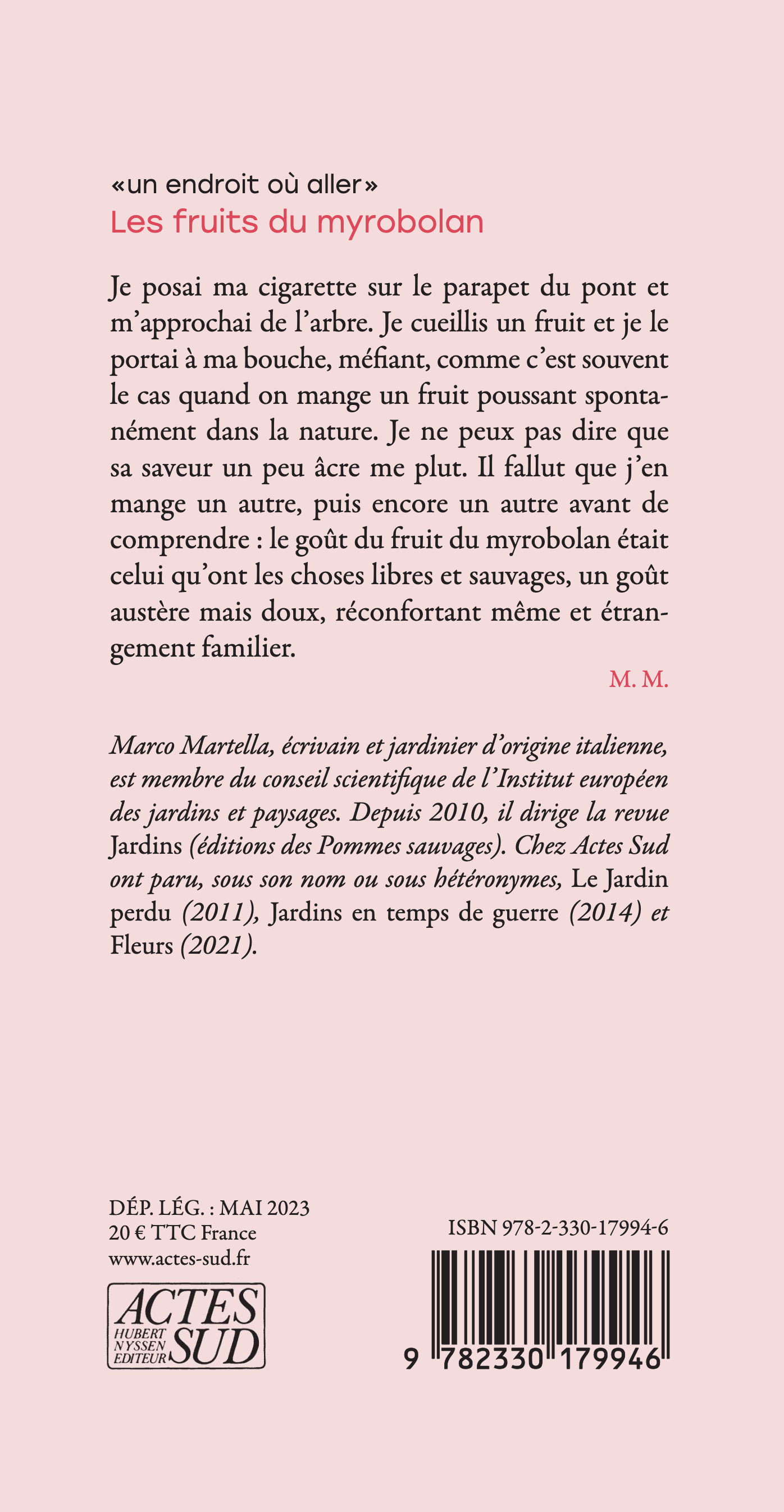 Marco Martella - Les fruits du myrobolan