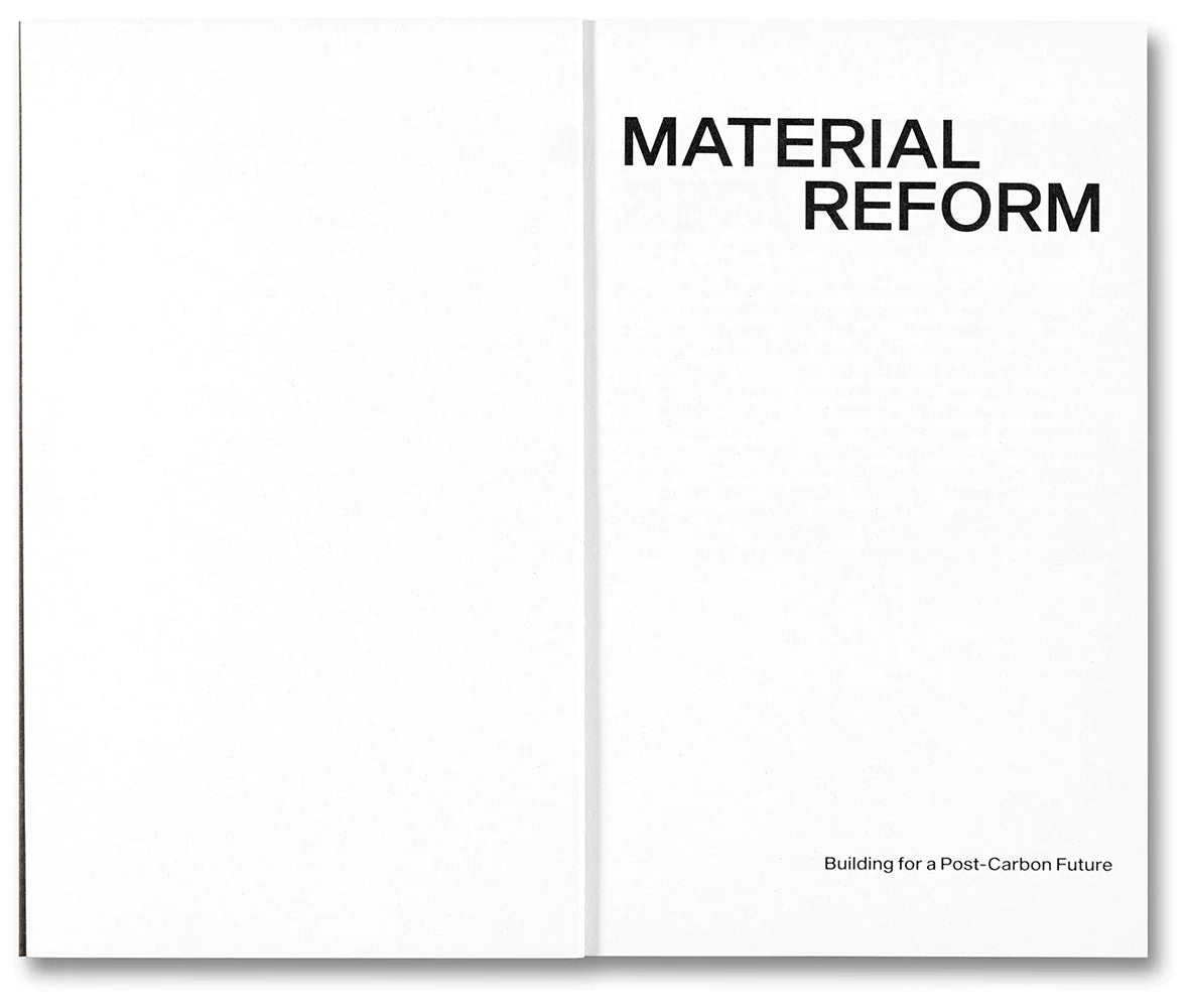 Material Cultures: Material Reform
