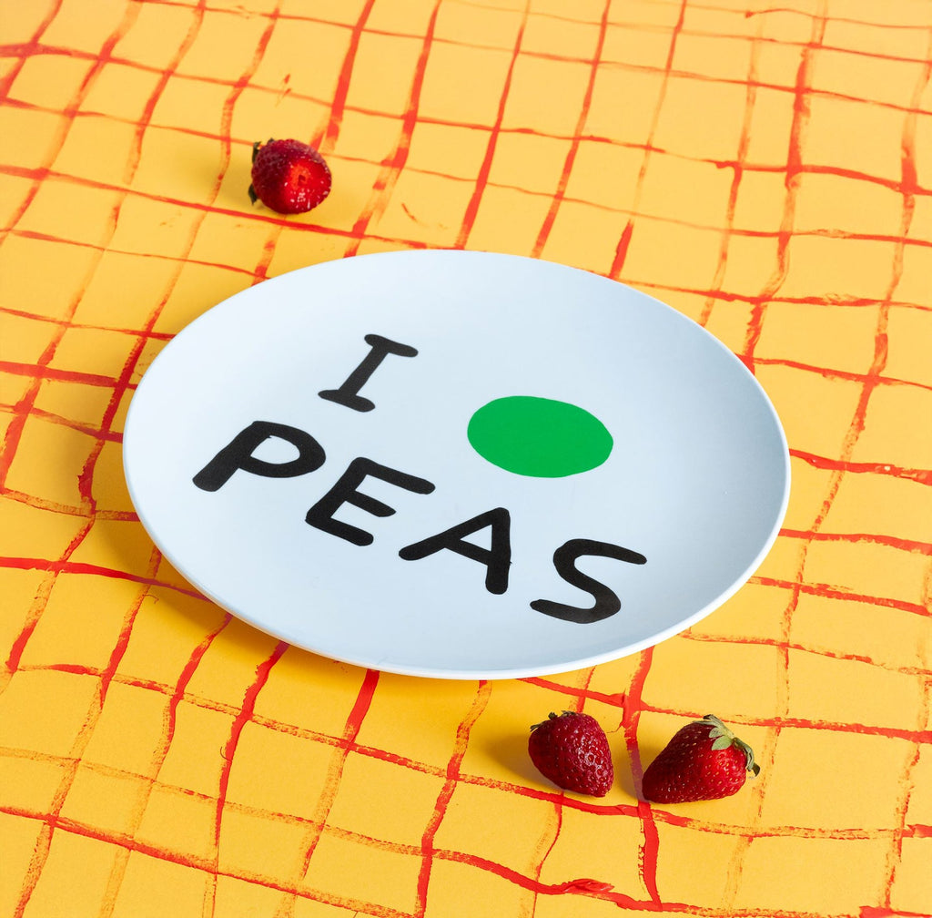 David Shrigley - I PEAS plate