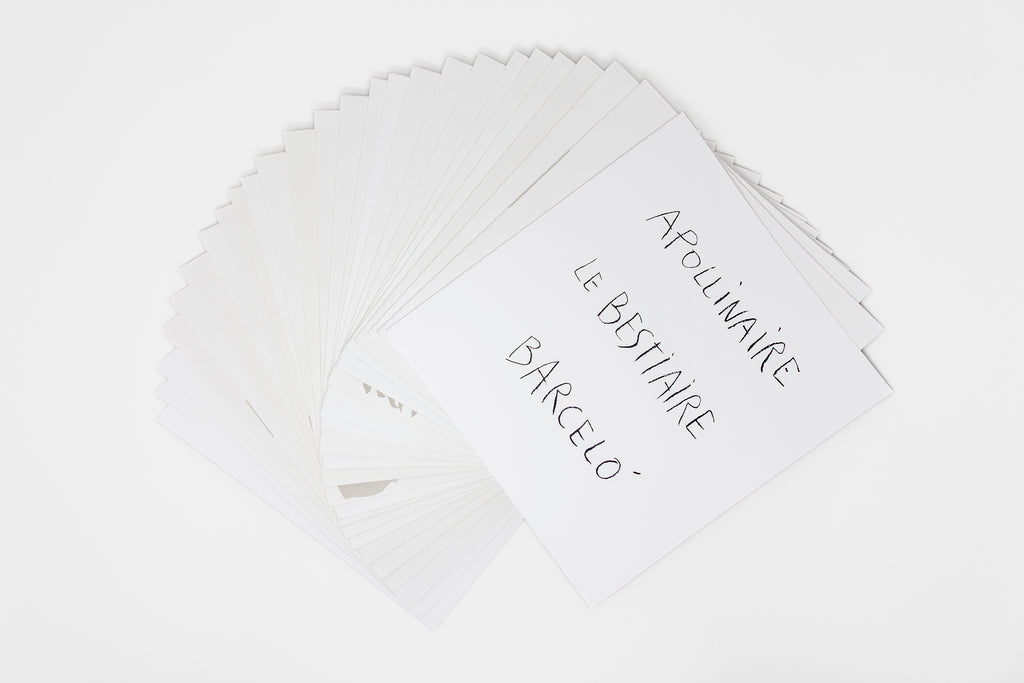 Miquel Barceló & Guillaume Apollinaire - Le Bestiaire ou Cortège d’Orphée