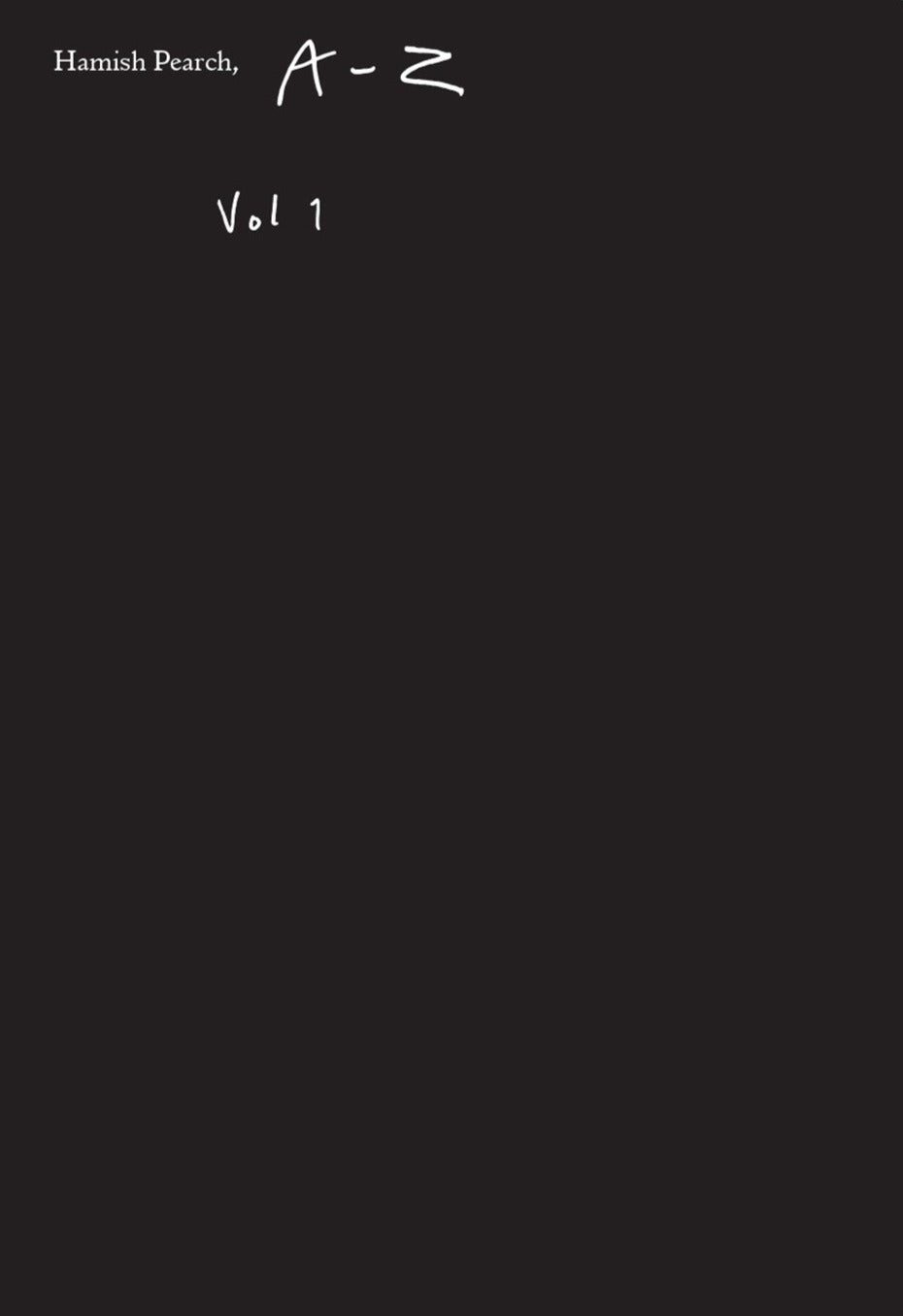Hamish Pearch - A-Z, Vol. 1