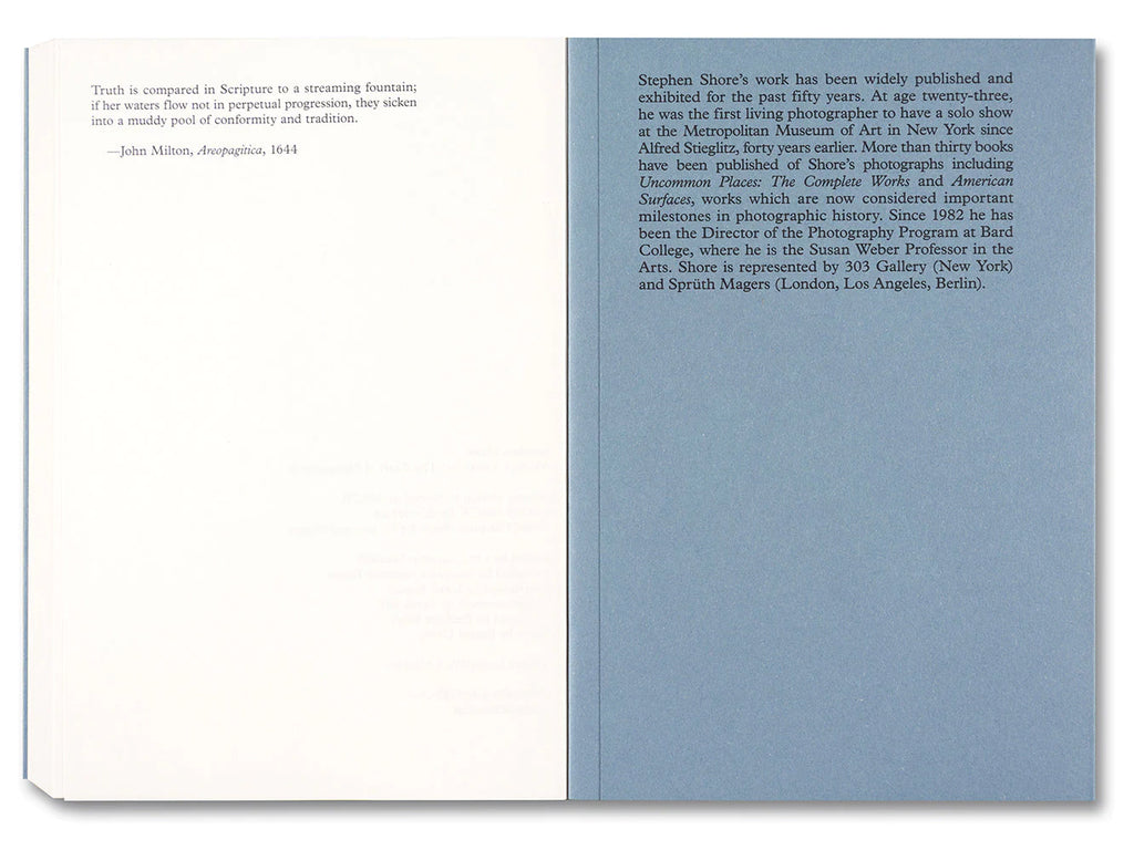 Stephen Shore - Modern Instances: The Craft of Photography