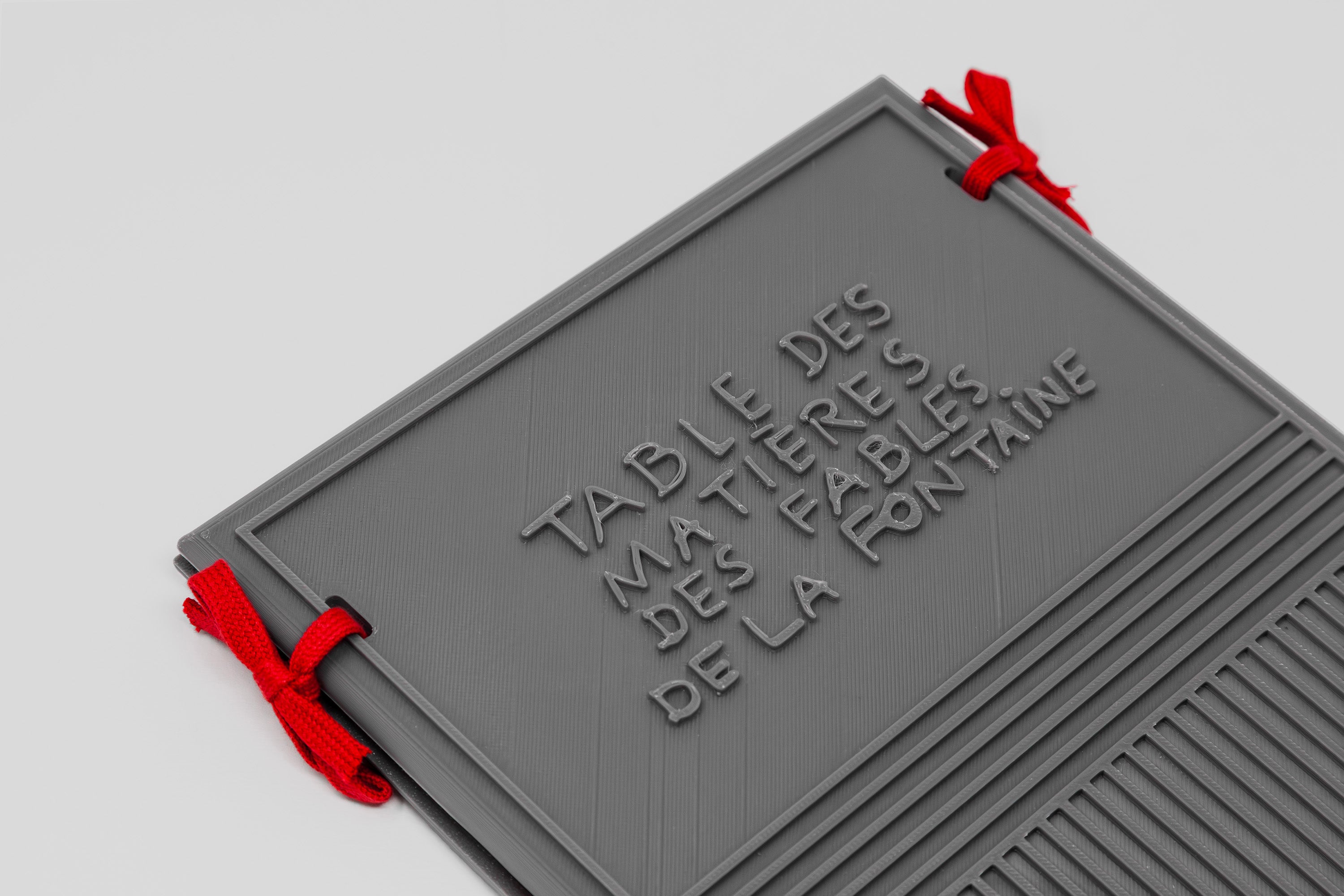 Nathalie Du Pasquier - Table des matières