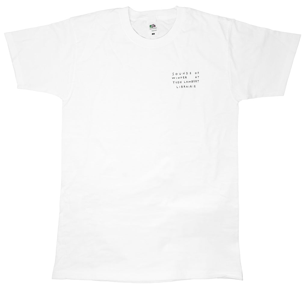 "Sounds of Winter at Yvon Lambert Librairie" T-shirt