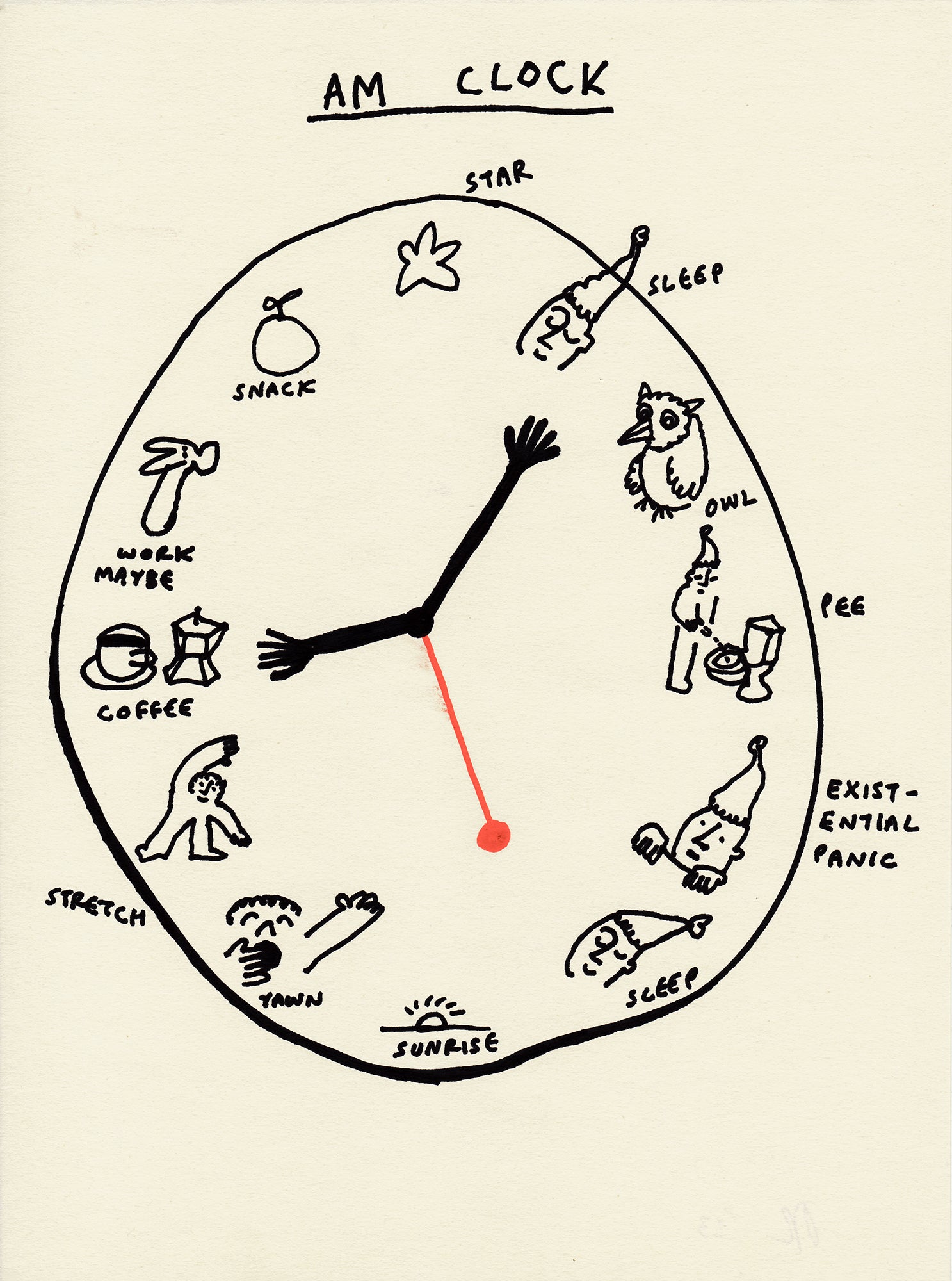 Orfeo Tagiuri - Little Passing Thoughts, 2023 (Drawings)