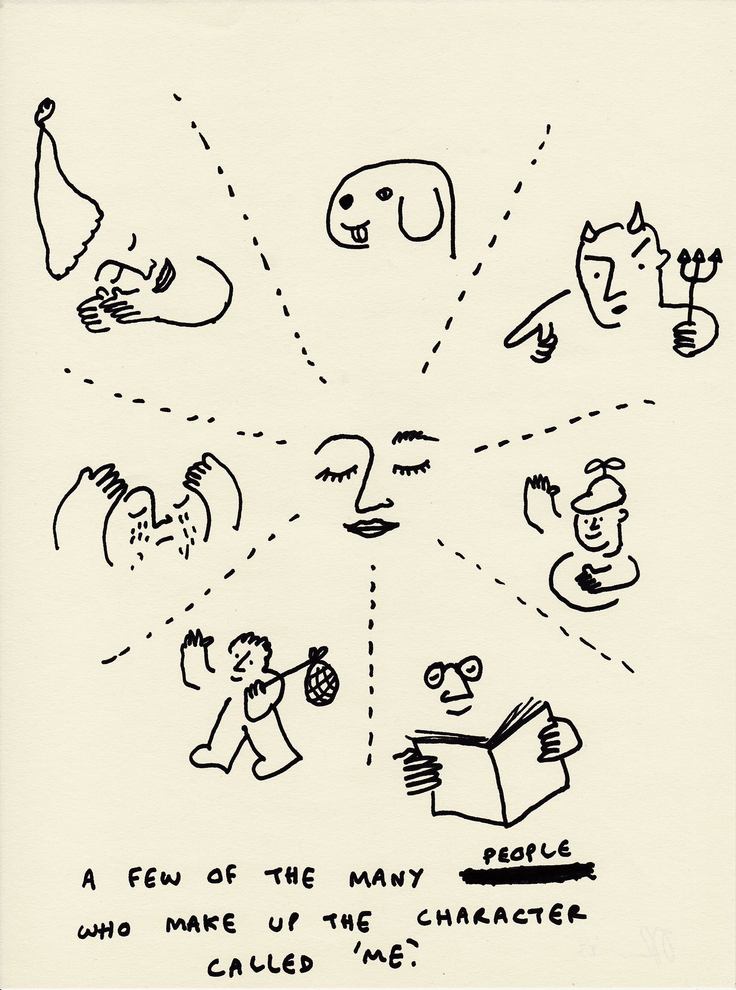 Orfeo Tagiuri - Little Passing Thoughts, 2023 (Drawings)