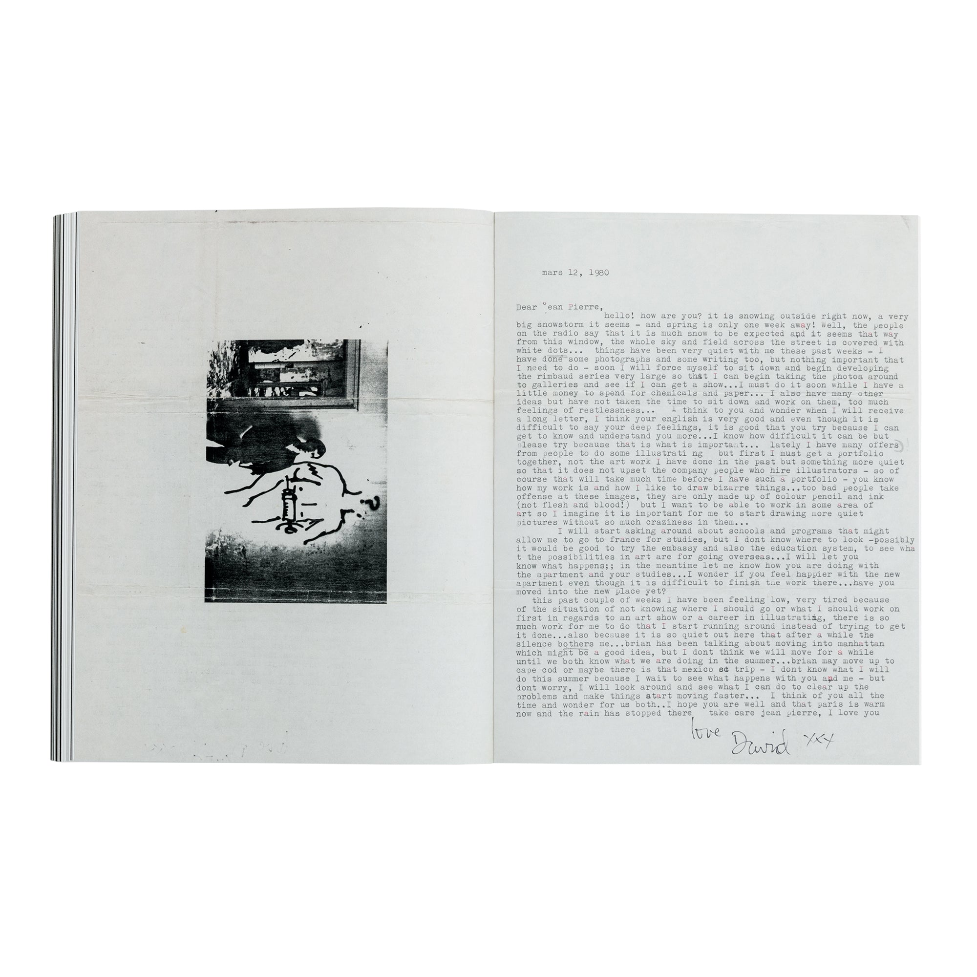 David Wojnarowicz - Dear Jean Pierre