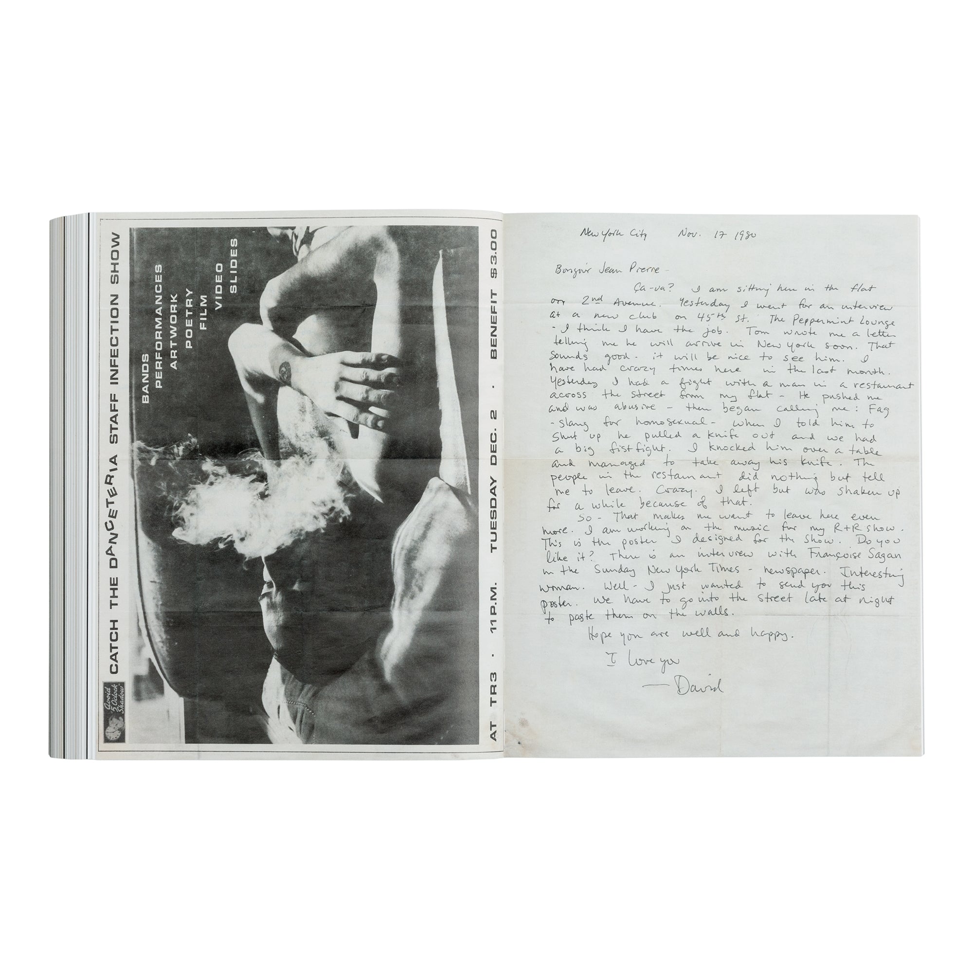 David Wojnarowicz - Dear Jean Pierre