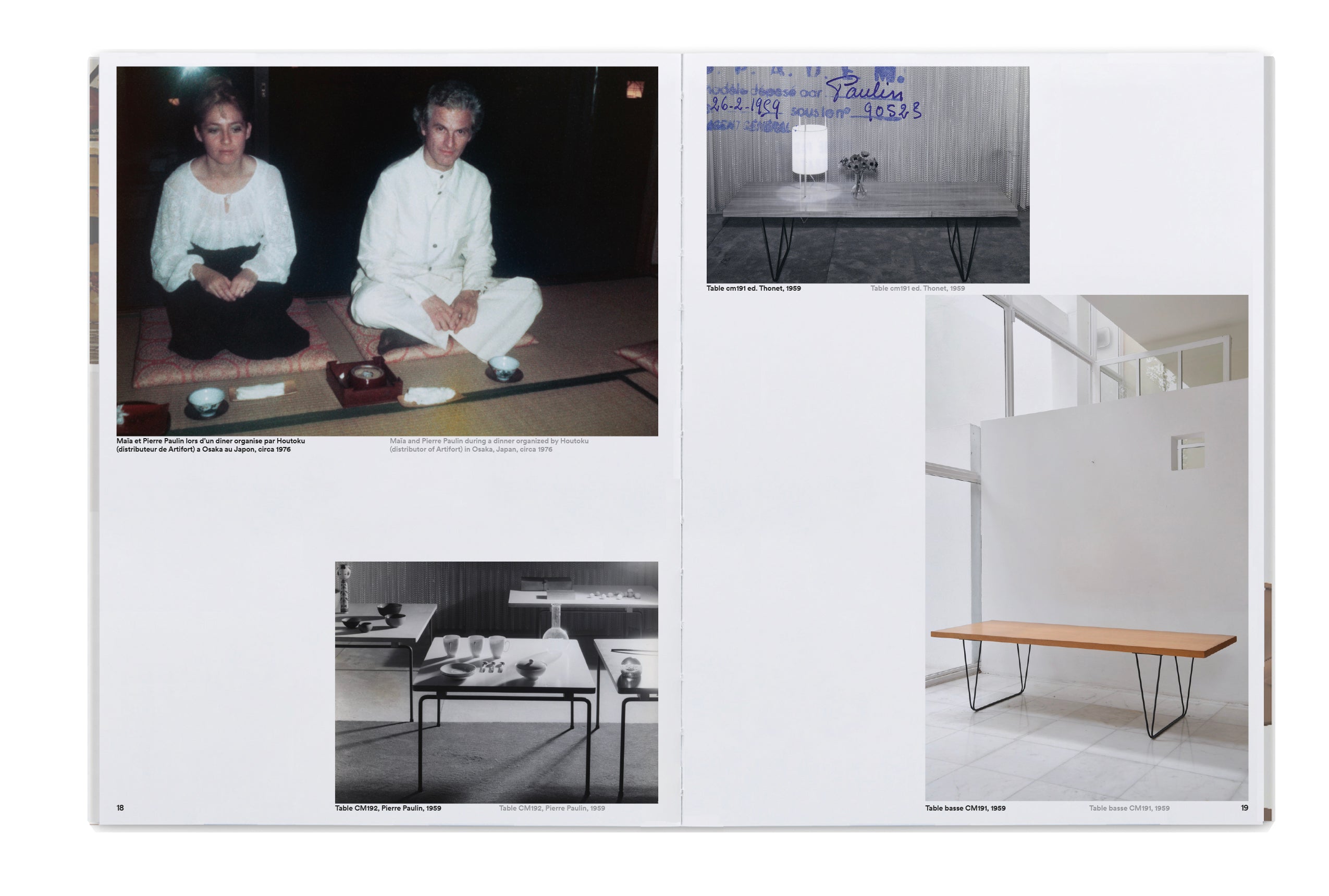 Paulin, Paulin, Paulin - Les tables de Maïa et Pierre Paulin