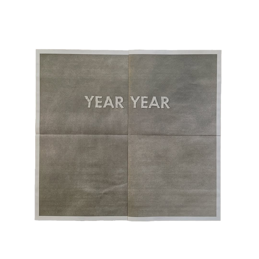 Nick Ceglia - Putting Year After Year On Ed Ruscha's Year After Year After Folding