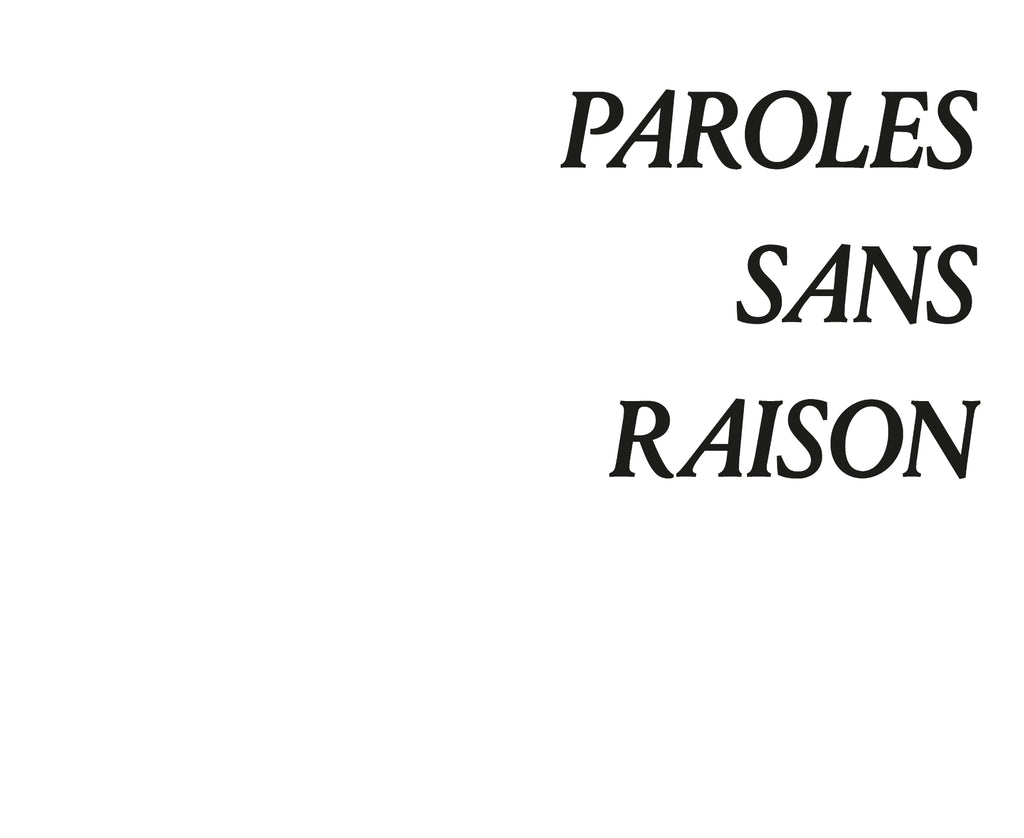Paul Klee - Paroles Sans Raison