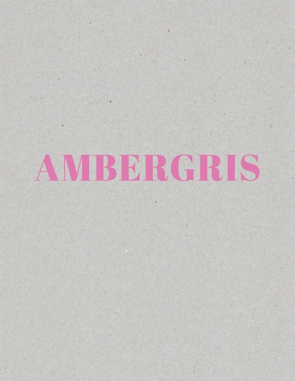 Paul Graham - Verdigris / Ambergris