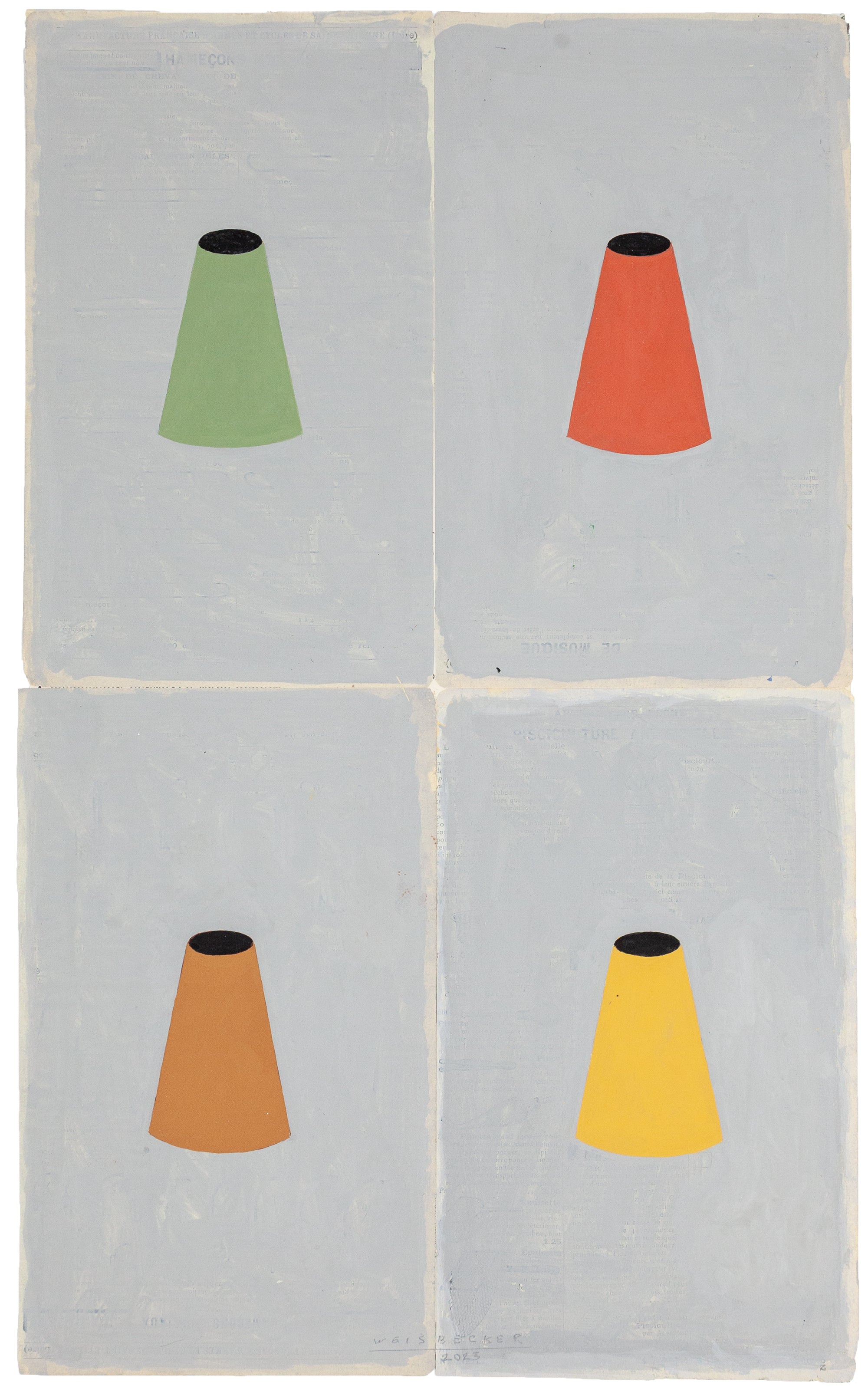 Philippe Weisbecker <br><em>Cônes</em>, 2023