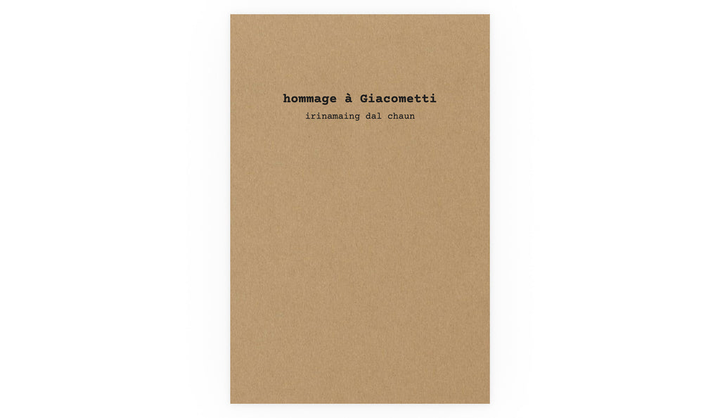 Philippe Weisbekcer - hommage à Giacometti - irinamaing dal chaun