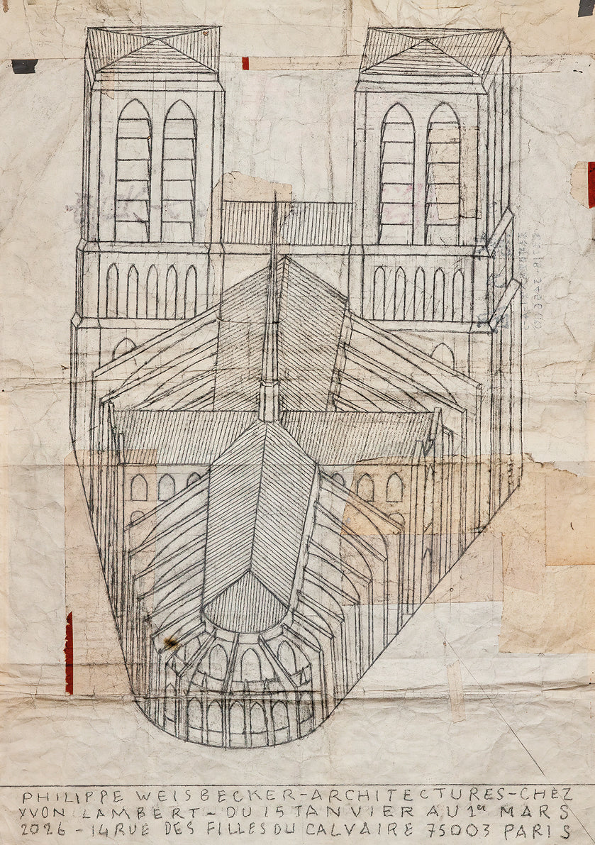 Philippe Weisbecker - Architectures (Postcard)