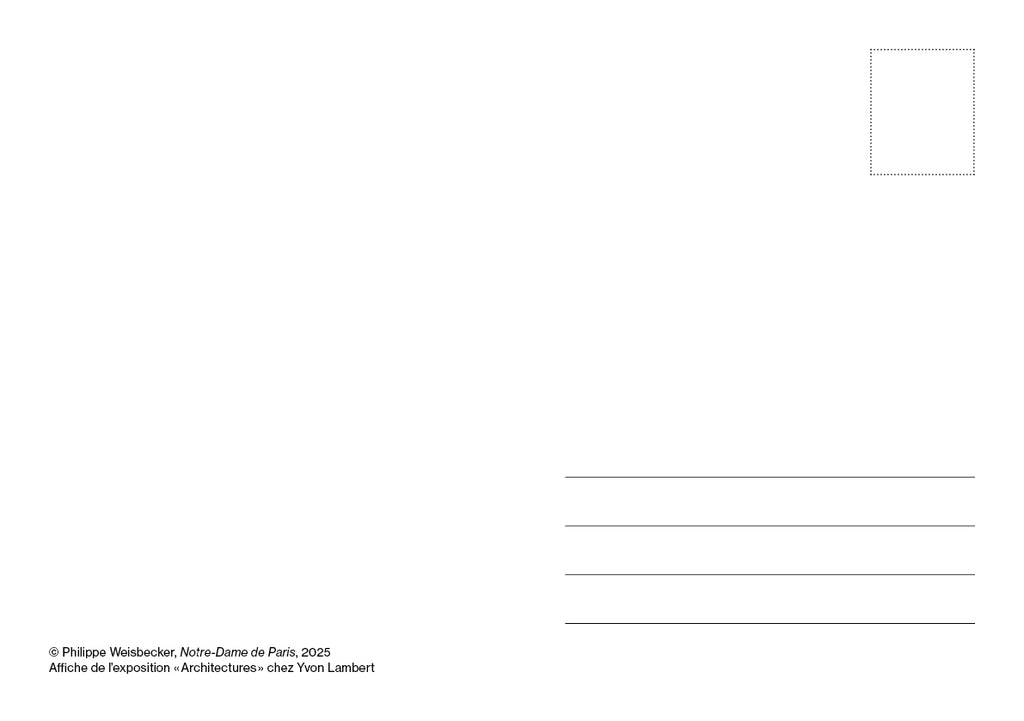 Philippe Weisbecker - Architectures (Postcard)