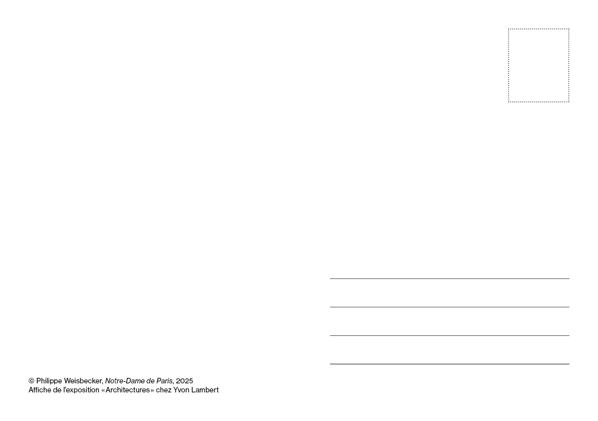 Philippe Weisbecker - Architectures (Postcard)