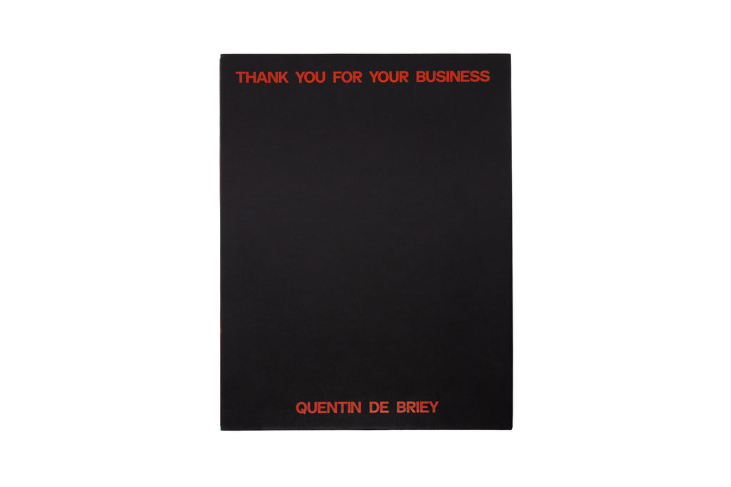 Quentin de Briey - Thank you for your business
