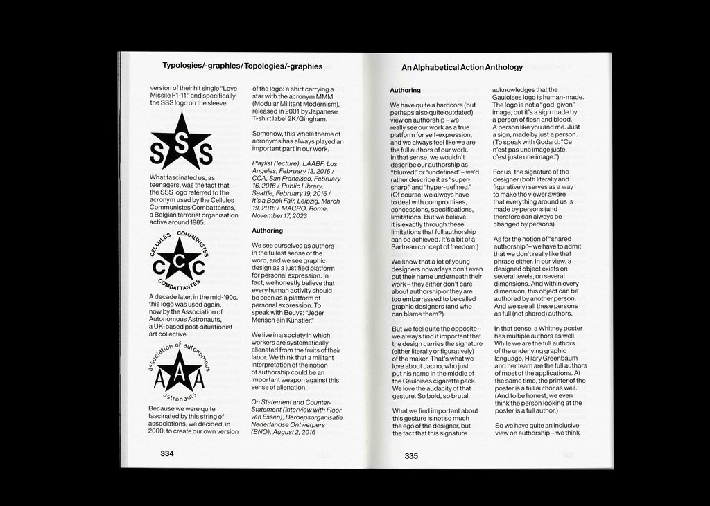 Statement and Counter-Statement 2: Typologies/Typographies/Topologies/Topographies (Notes on Experimental Jetset / Vol. 4)