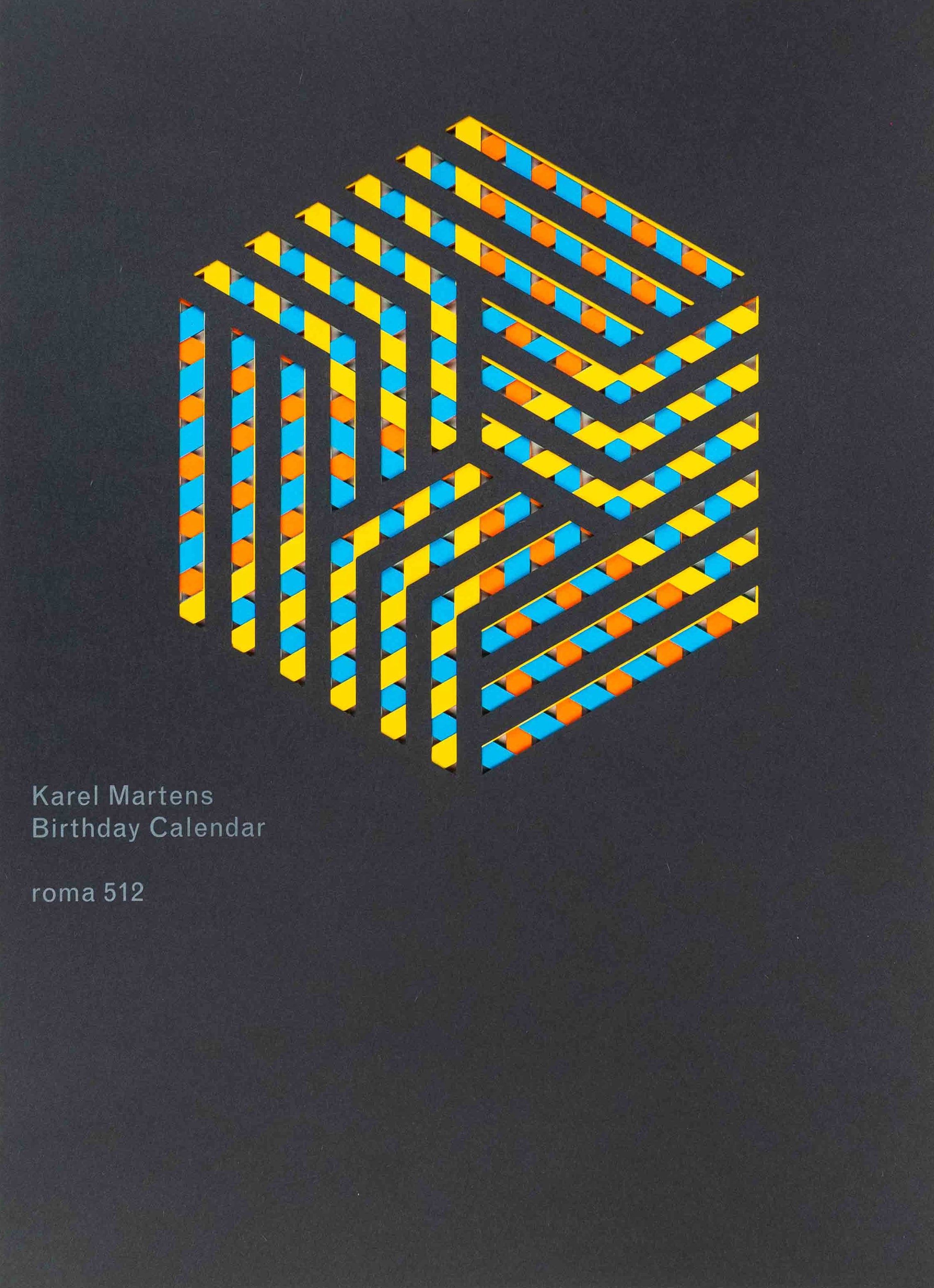 Karel Martens - Birthday Calendar