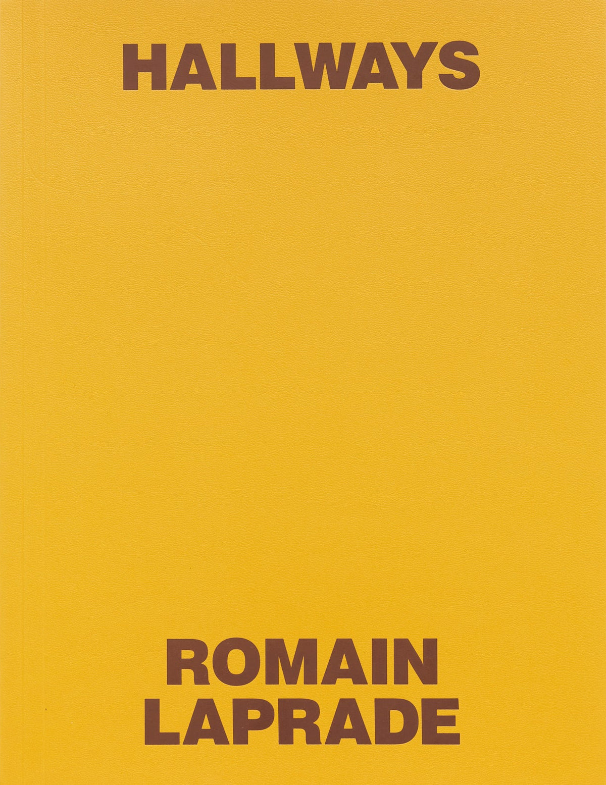 Romain Laprade - Hallways <sup>Pre-order</sup>