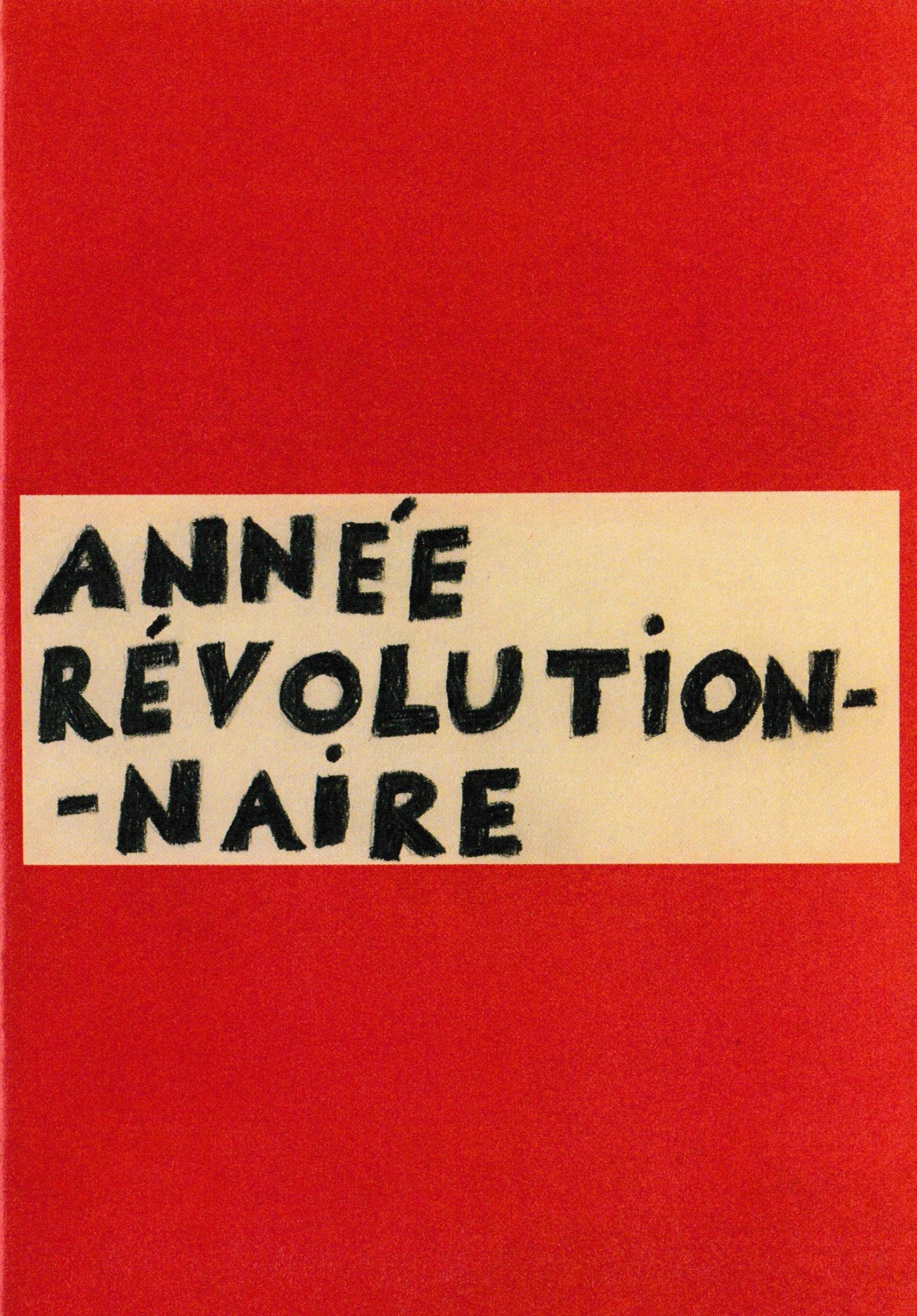 Nathalie du Pasquier - Année Révolutionnaire (livret)