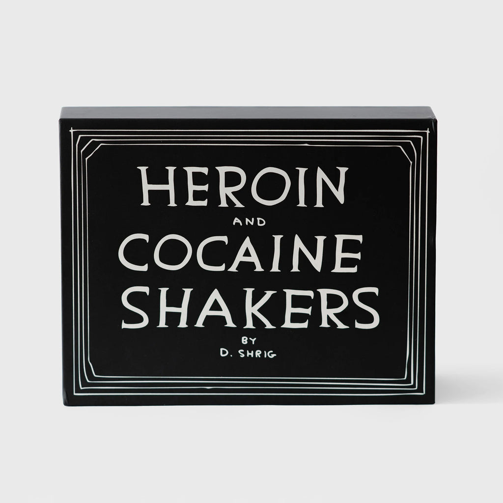 David Shrigley -"Cocaine & Heroin" Salt and Pepper Shakers