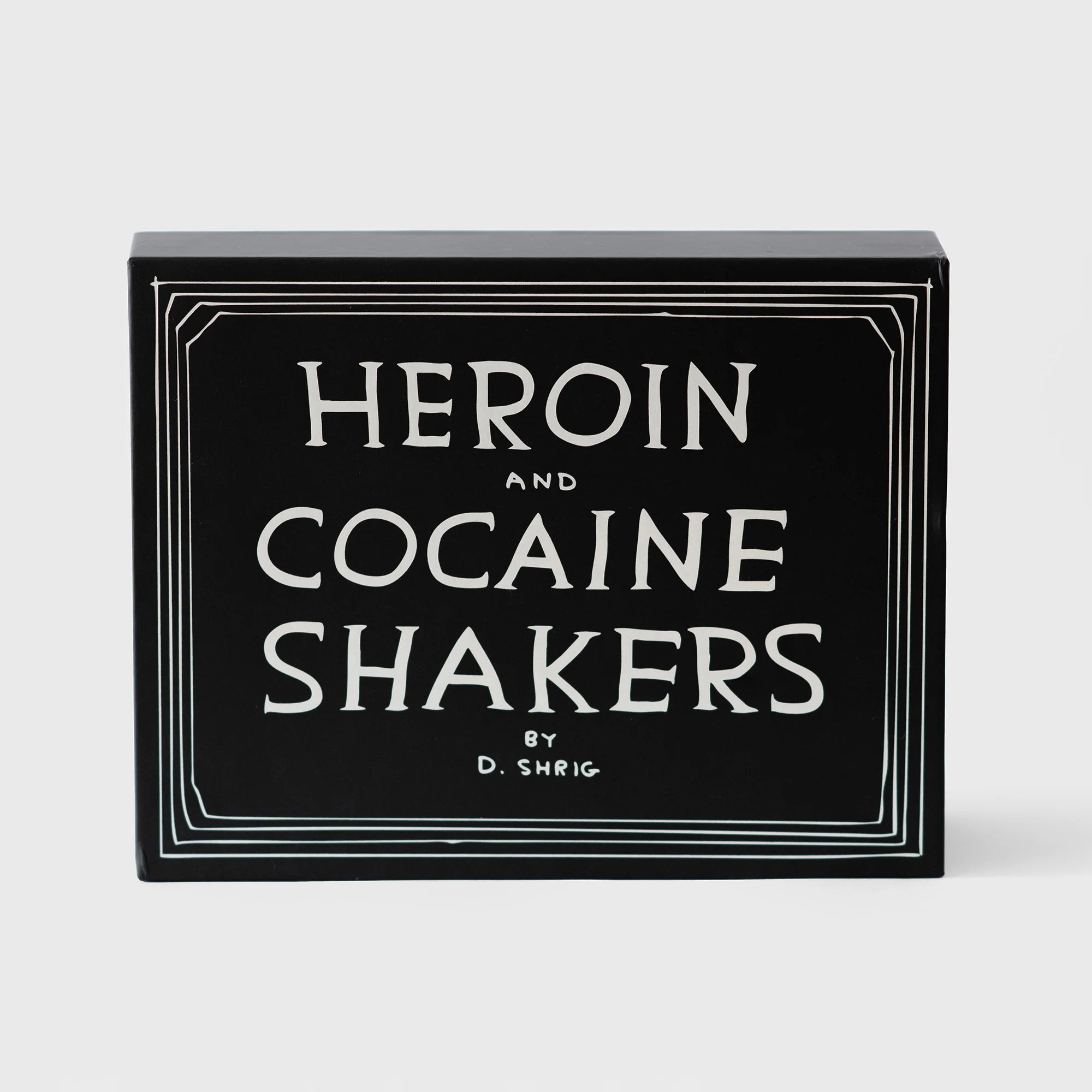 David Shrigley -"Cocaine & Heroin" Salt and Pepper Shakers