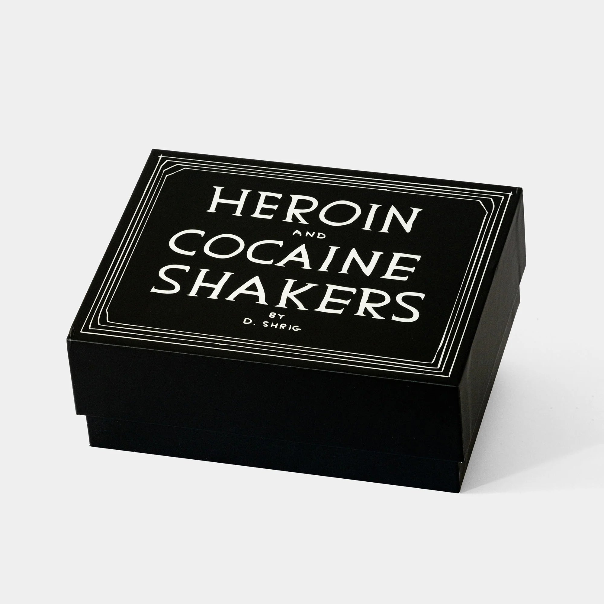 David Shrigley -"Cocaine & Heroin" Salt and Pepper Shakers