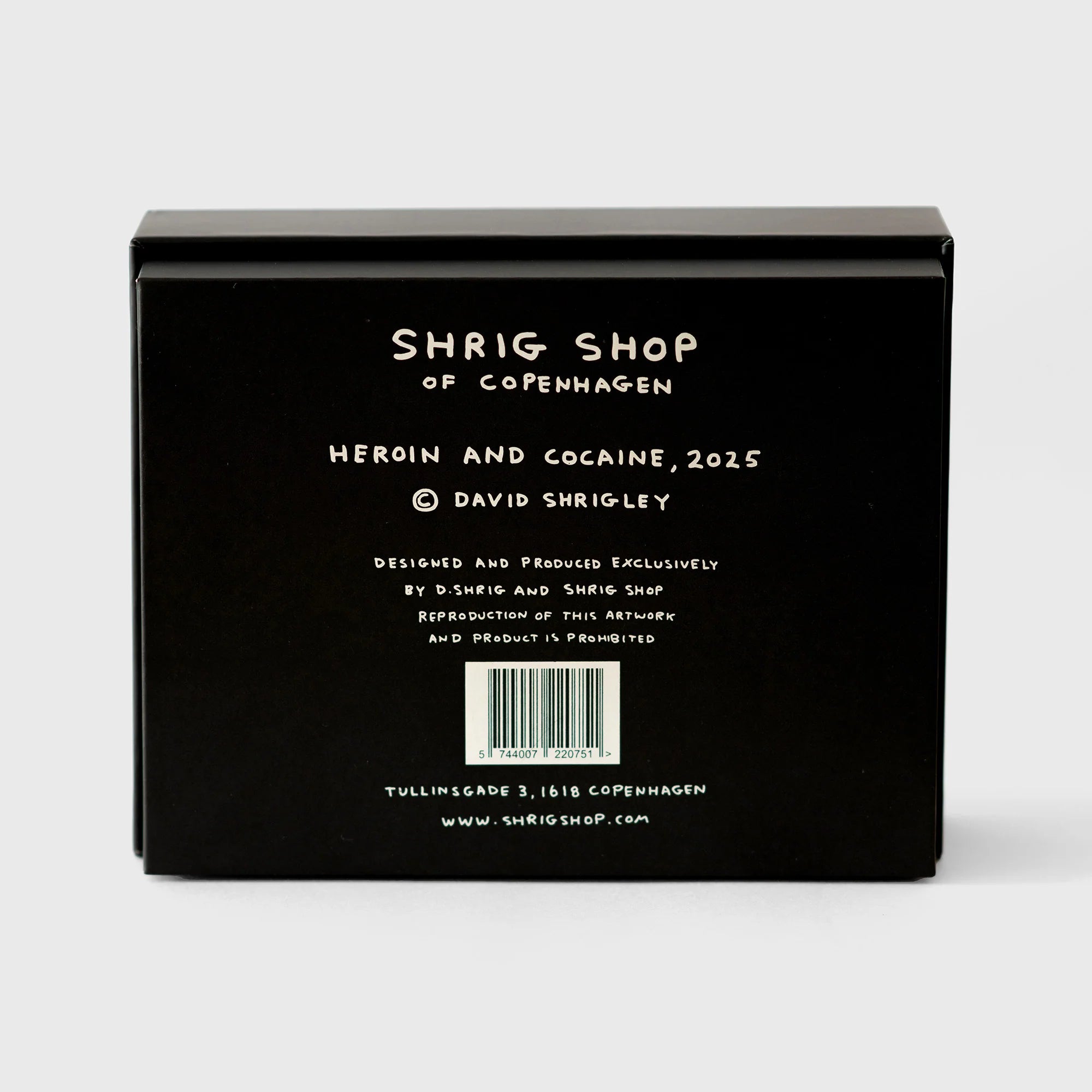 David Shrigley -"Cocaine & Heroin" Salt and Pepper Shakers