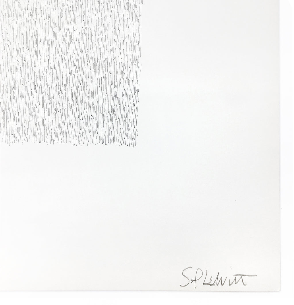 Sol LeWitt - Vertical lines, not touching, 1971