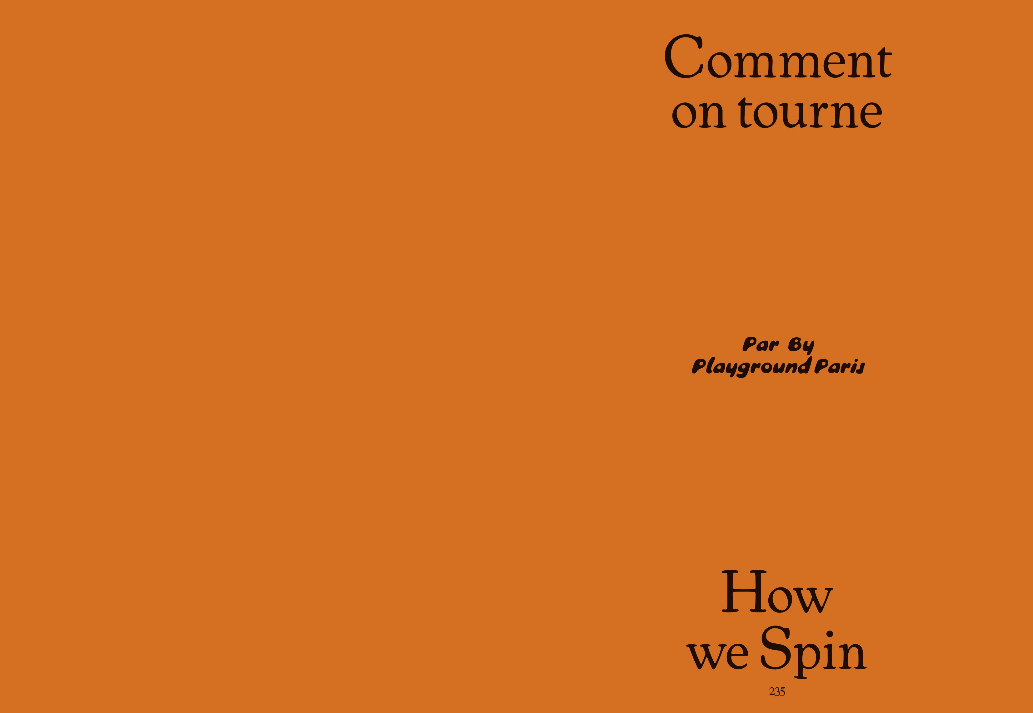 Tools - N°5 "To Spin"