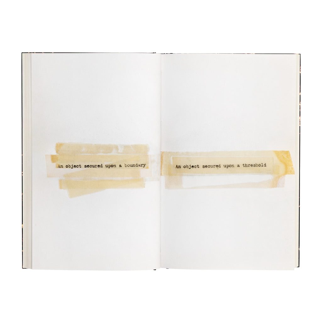 Lawrence Weiner - Terminal Boundaries and A natural water course diverted reduced or displaced