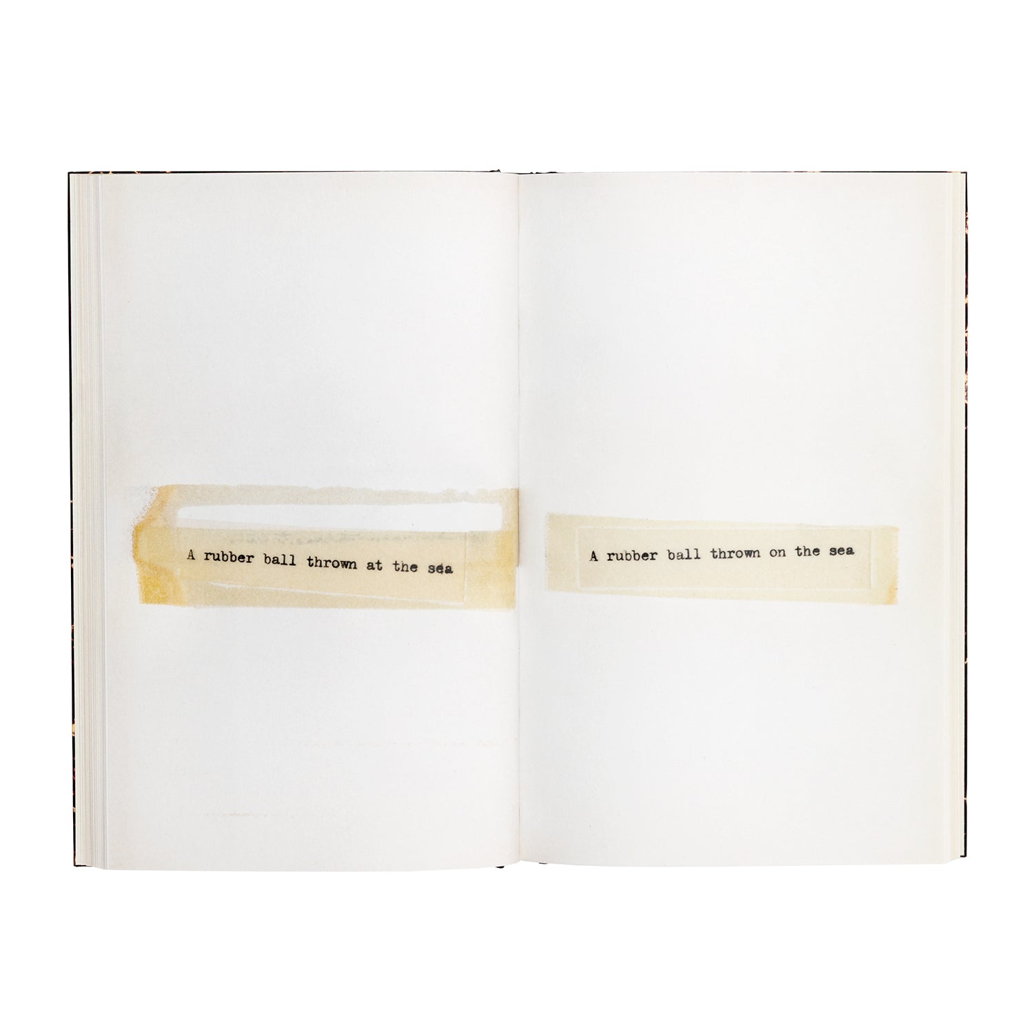 Lawrence Weiner - Terminal Boundaries and A natural water course diverted reduced or displaced