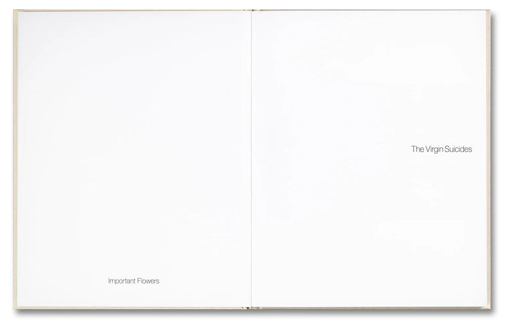 Sofia Coppola (ed.) & Corinne Day - The Virgin Suicides, Important Flowers