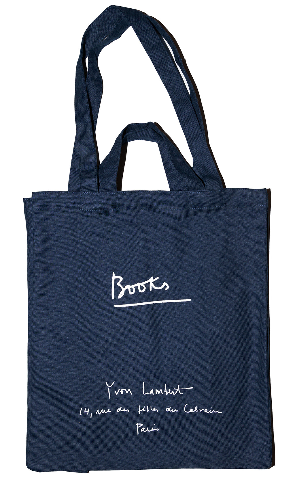 Yvon Lambert Large Tote Bag Navy Blue