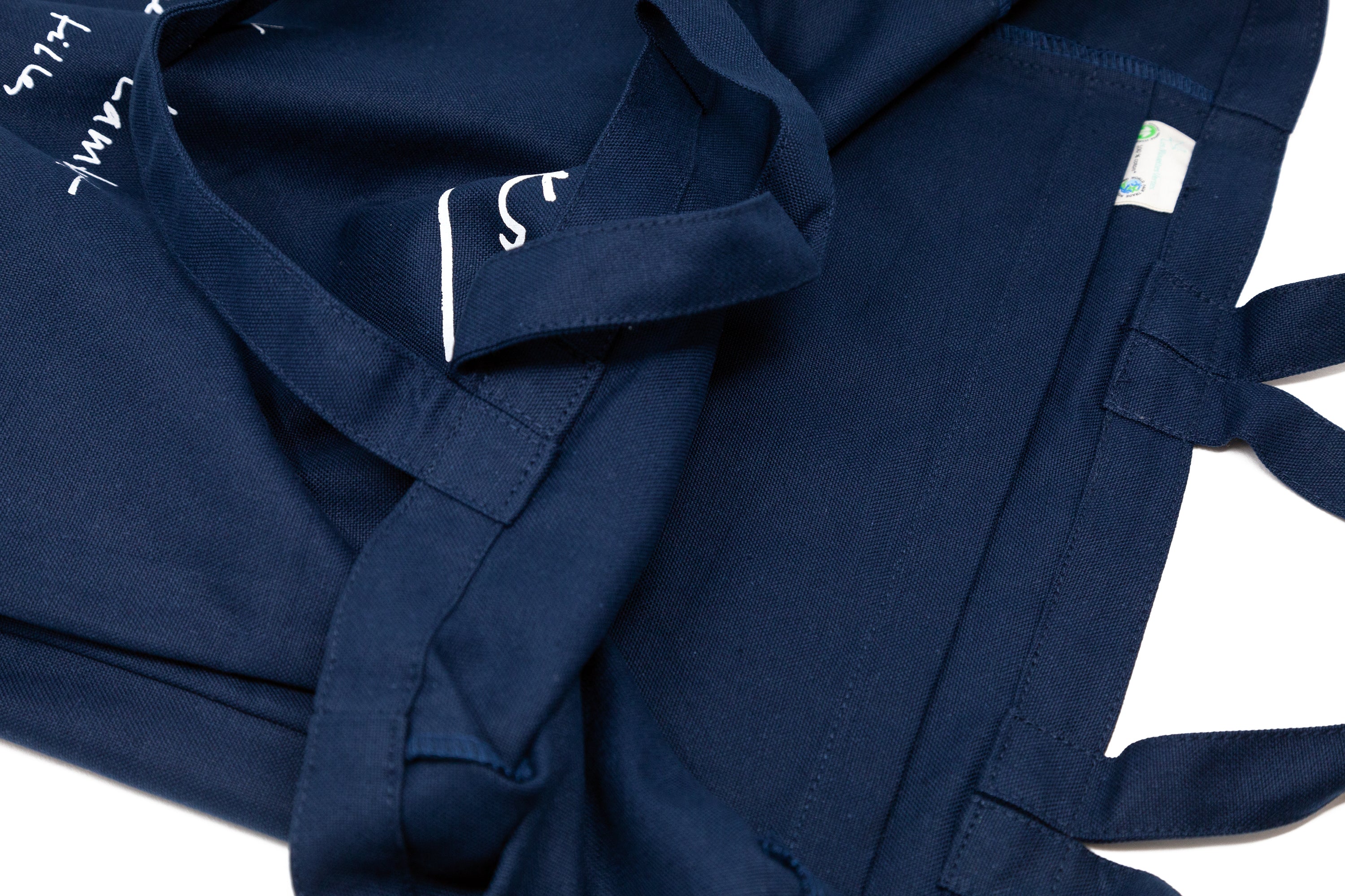 Yvon Lambert Large Tote Bag Navy Blue