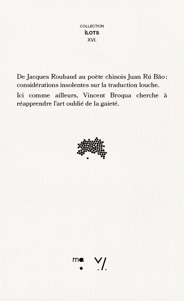 Vincent Broqua - Au téléphone avec Jacques (de la traduction louche)
