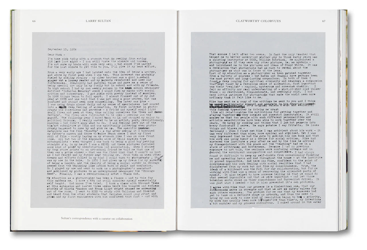 Larry Sultan - Water Over Thunder: Selected Writings