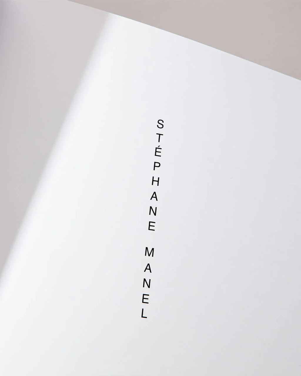 JUST AN IDEA - STÉPHANE MANEL